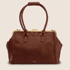 Laflore Paris doquintin bag with bamboo handles